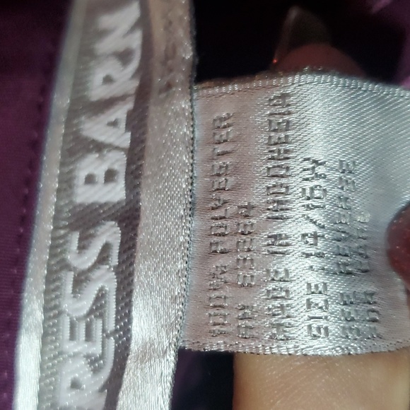 Dress Barn Women's Vintage Burgandy Embroidered Long Sleeve Button Up Blouse - Picture 9 of 10